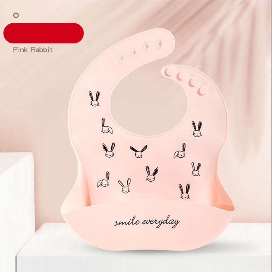 Silicon Breastplate Baby Bib Waterproof Solid Infant Bandana Bibs Newborn Feeding Burp Cloth Bib For Kids