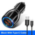 Car LED 18W 3.1A Charger Dual USB Fast Charging QC Phone Charger Adapter Cars Gadgets