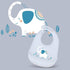 Trend NEW Baby Adjustable Picture Waterproof Saliva Dripping Soft Silicone Bibs For Girls and Boys Kids