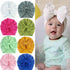 Baby Girl Hat Turban With Bow Knot Infant Beanie Solid Big Bowknot Cap For Girls Kid Hats