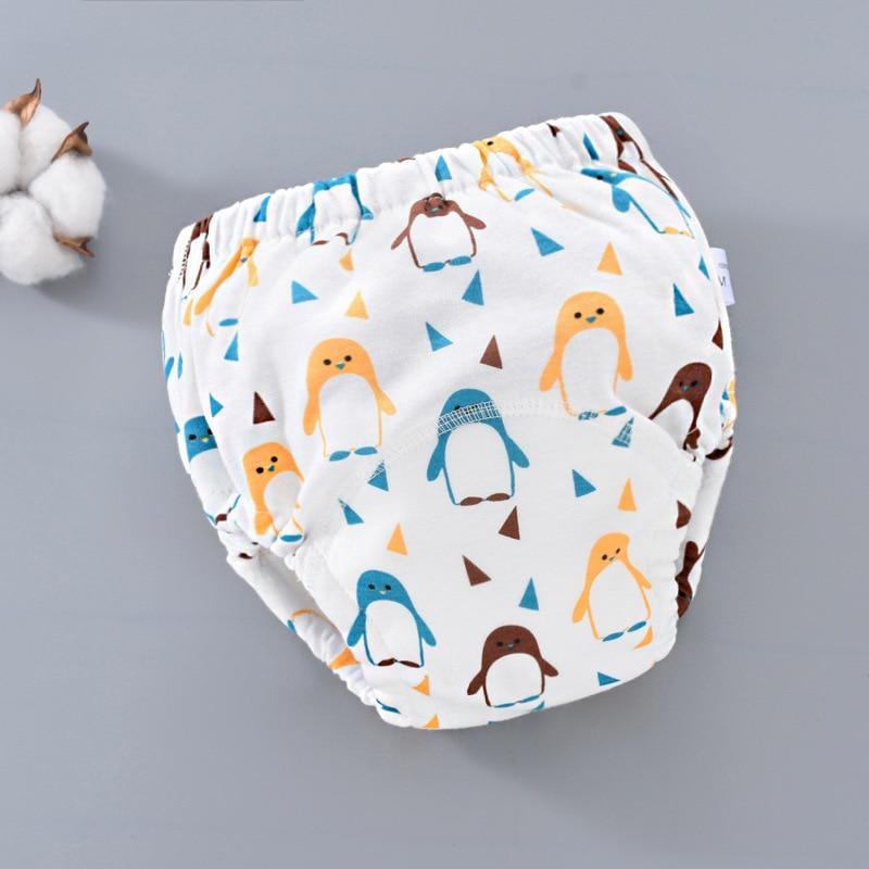 Baby Training Pants Cloth Diapers Washable 6 Layers Gauze Cover Breathable Spring Reusable Newborn Diaper Nappies For Baby and Kids