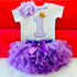 New 1st Birthday Tutu Baby Infant Christening Cake Dresses for Party Kids 1 Year Baby Girl For  Birthday Party