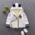 Winter Baby Warm Cotton Coat for Children Outerwear, Newborn Jacket For Infant Clothing For Boys and Girls In Bear Design For Autumn and Winter Season