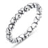 Real  925 Sterling Silver Forever Love Heart Finger Ring Original Jewelry Gift For Women