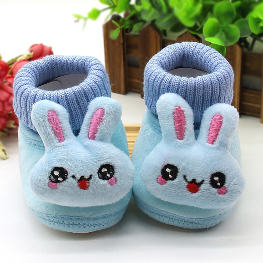 Newborn Baby Shoes Non-slip Crib First Walker Soft Material Comfortable Winter Boots Baby Autumn Shoes