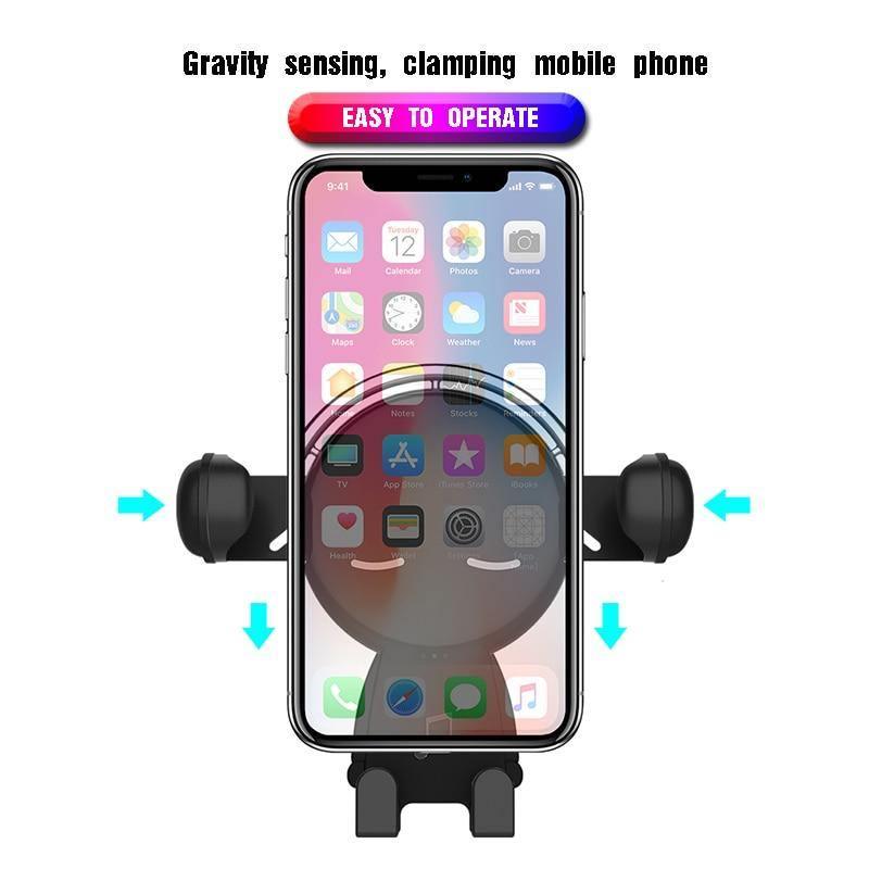 Gravity Car Phone Holder For in Car Air Vent Clip Mount Cell Stand Support Creative Unique Cartoon Phones Holder Design