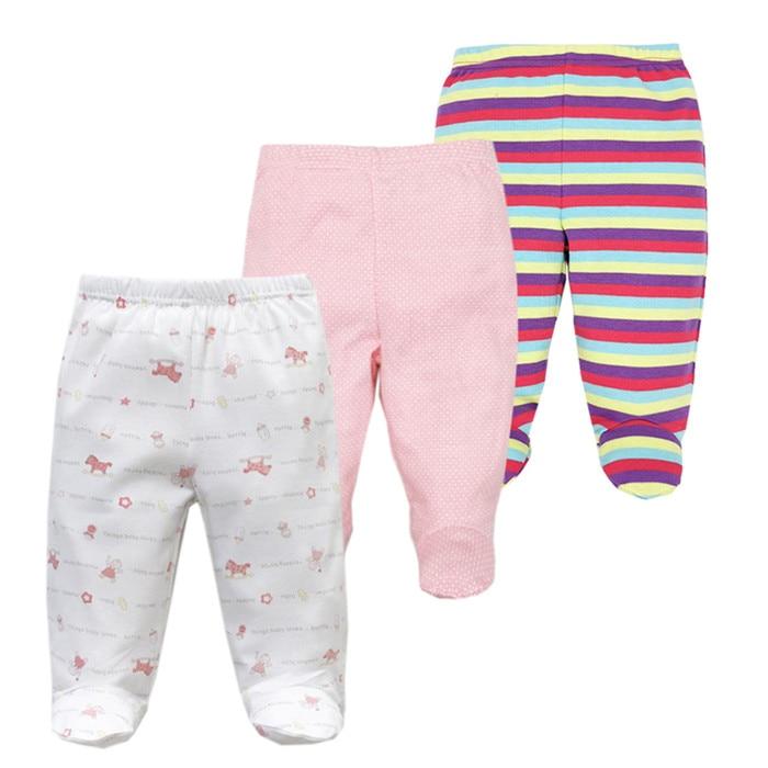 3PCS Baby Pants 100% Cotton Baby Girls and  Boys Clothes Unisex Casual Bottom PP Pants Newborn Baby Clothing For Children