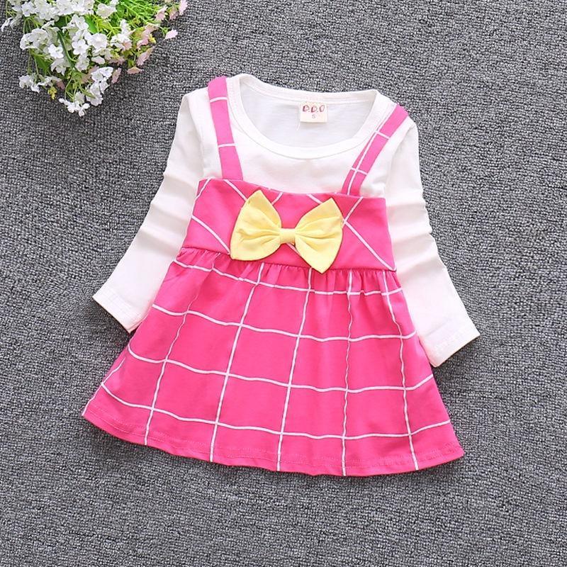 Kids Girls Fashion Spring Dresses Cute with no Sleeves Children Dress For Newborn Girls