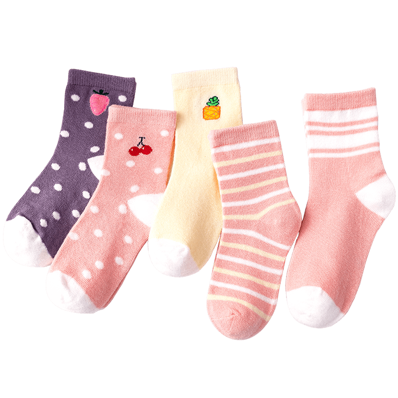 5 Pairs Infant Cotton Mesh Cute Newborn Casual Socks For Boys Girls Durable Comfortable Sock