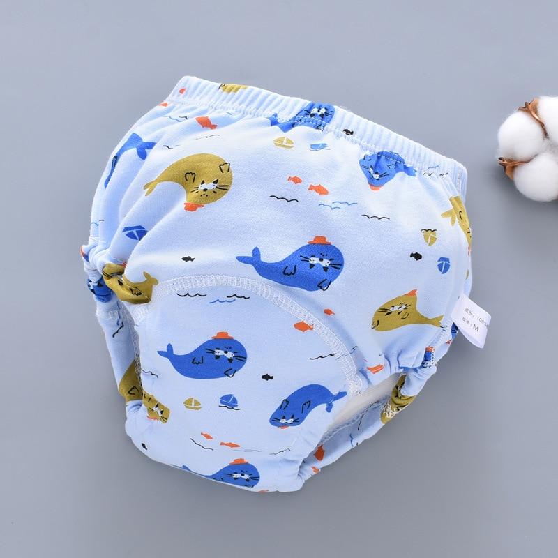 Baby Training Pants Cloth Diapers Washable 6 Layers Gauze Cover Breathable Spring Reusable Newborn Diaper Nappies For Baby and Kids