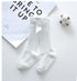 Non-slip Cotton Princess Knee High Long Skin-friendly Socks With Bow Mesh Newborn For Baby Girls