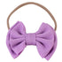 Luxury Cute Baby Girl Headband Ribbon Elastic Rope Big Bow Hair Band Candy Color Pony Tail Ties Ropes For Girls