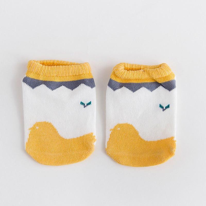 Elegant Printed Baby Anti Slip SocksBaby Toddler Low Cut Socks For Boys and Girls Kids