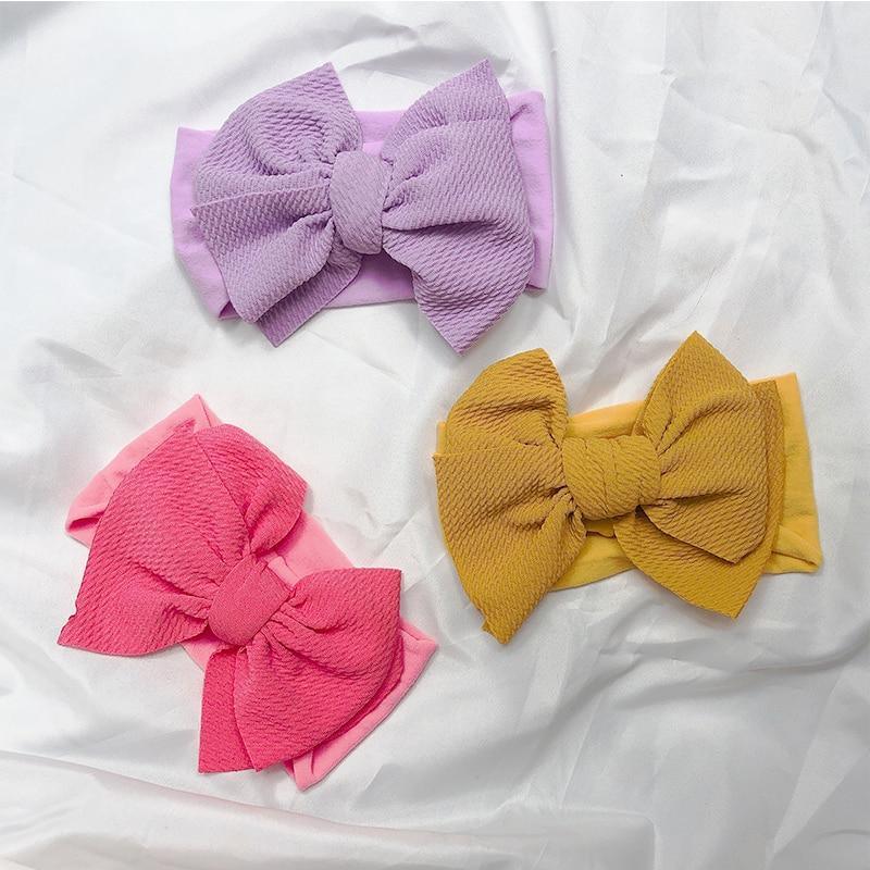 Baby Headbands For Newborn Hair Band Cute Baby Bow Flower Elastic Bow Headwear Kids Gifts Girl Hair Accessories