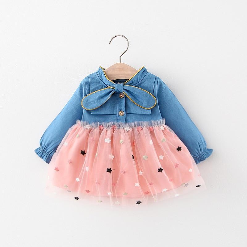 Modern Retro Baby Girls Dresses For Baby Princess Dress Infant 1st Year Birthday Party Dress Newborn Baby Clothes