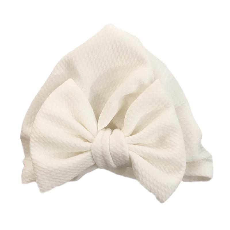 Modern Turban Baby Girls Bow Turban Hats Cotton Kids Beanie Children Hats Accessories For Girls Baby