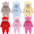 Newborn Winter Hoodie Baby Rompers Outwear Infant Baby Jumpsuit 3M -12M For Girls and Boys Winter Romper