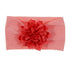 Cute 1PCS Baby Girls Lotus Flower Nylon Headband Knot Elastic Newborn Toddler Headwraps Kids Hair Accessories Gifts