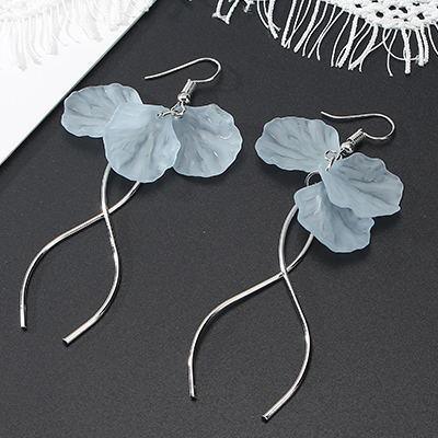 New Flower Handmade Bohemia Boho Earrings Women Fashion Long Hanging Earrings Crystal Female Jewelry Set