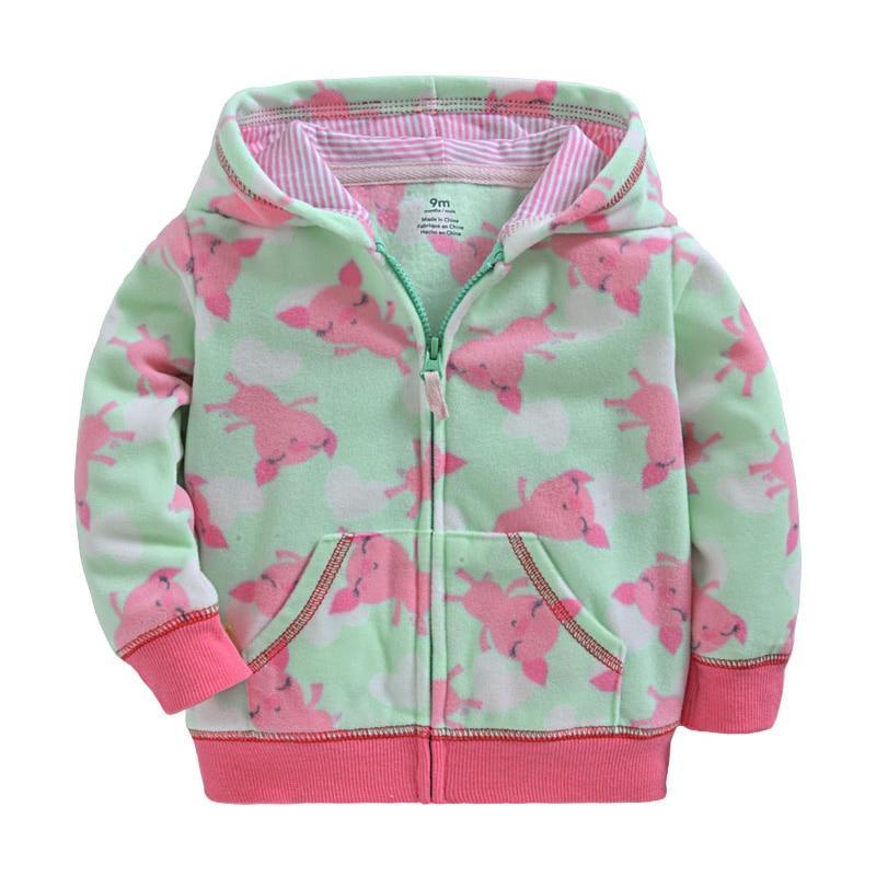 Newborn Baby Girl Warm Hooded Jacket Coat for Floral Outerwear for Toddler Girls Clothing Trend Style