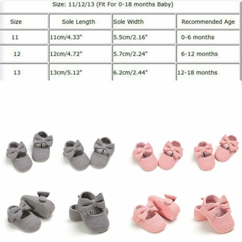 Baby Newborn Infant First Walker Leather Soft Sole Princess Bowknot Shoes Elegant Style Perfect Gift For Baby Girl