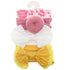 Fashion Baby Nylon Bow Headband Newborn Bowknot Round Ball Head wrap Flower Turban Girls Hair Bands Bow For Kids