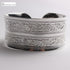 Big Elegant Luxury Amazing Classic Fashion Flower Metal Tibetan Indian Silver Vintage Retro Fashion Cuff Bracelet Bangle For Woman With Details of Animals