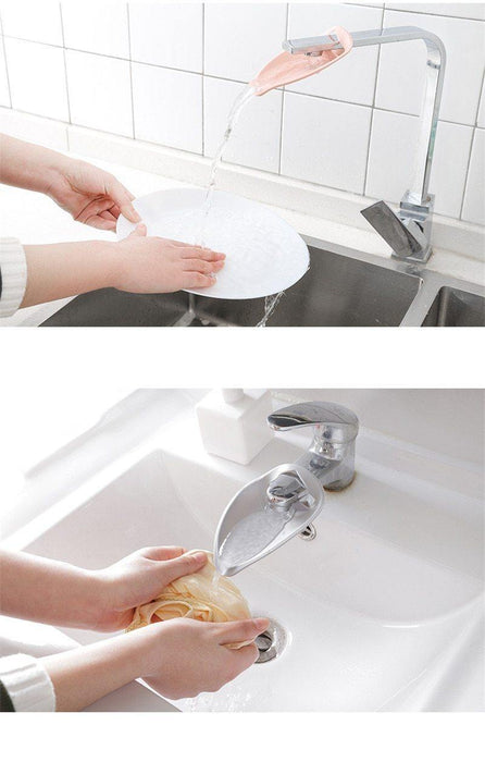 Silicone Baby Bath Toys Kids Faucet Extender children Hand Washing extender Bathroom Sink Rubber Water Reach Faucet Sink