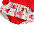 Christmas Outfits Long Sleeve Ruffles Romper Dress Cotton Santa Claus Puffy Baby Girl Party Clothes Set