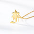 Women Gold Chain Letter Necklace Stainless Steel Perfect Gift For Girls Luxury Jewelry Style