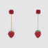 New Modern Irregularity Resin Flower Drop Earrings Stylish Wedding Jewelry For Women Handmade Elegant Earring