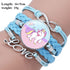 Intereting Unicorn Braided Kids Bracelet for Girls  Friendship Bracelets Jewelry Multi-layer Charm Fashion Bracelet