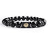 New Modern Design Lion Crown Luxury For Men Bracelet Pave Cubic Zirconia Stone Glossy Beads Charm Elegant Bracelet For Men Jewelry Pulsera Hombre