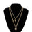 Multi Layer Lover Lock Pendant Choker Chain  Necklace For Women Luxury Jewelry Cool Style