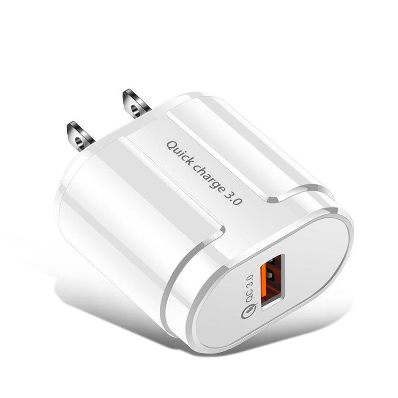 Fast Portable Quick 3.0 USB Charging Powerful Charger EU US Wall Mobile Phone Charger Adapter