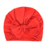 Modern Luxury Baby Girl Lovely Soft Winter Big Bow Turban Bonnet Cotton Caps For Girls Baby