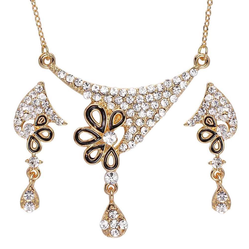 Luxury Gold Jewelry Sets Earrings Necklace Brecelet Ring Wedding African Beads Crystal Bridal Jewellery Set Rhinestone Ethiopian Jewelry