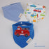 Moder 3PCS Baby Bibs Bandanna Lot Cotton Multi-style Triangle Cartoon For Infant Boys And Girls