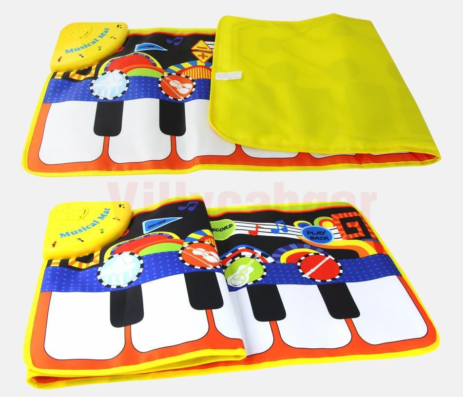 Musical Piano Mat Baby Play Mat Toy Musical Instrument Mat Game Carpet Music Toys Educational Toys For Kids