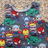 Newborn Baby Boy Romper Cartoon Heros Pattern Jumpsuit Summer Clothes Outfits For Girls and Boys