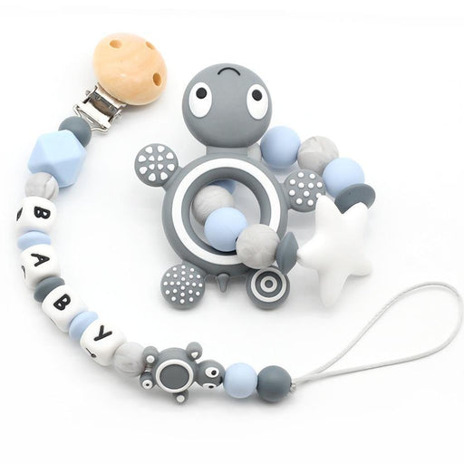 Modern Handmade Pacifier Clips Holder Chain Teething Silicone Pacifier Chains Holder For Baby For Pacifier