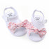 Baby Kids Girls Non-Slip Bowknot Sandals Cute Elegant Girl Shoes Newborn Infant First Walkers