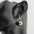 New Modern Arrivals 585 Rose Gold Luxury Spherical Ball Geometric Dangle Earrings Set Elegant Women Wedding Party Exquisite Jewelry Set