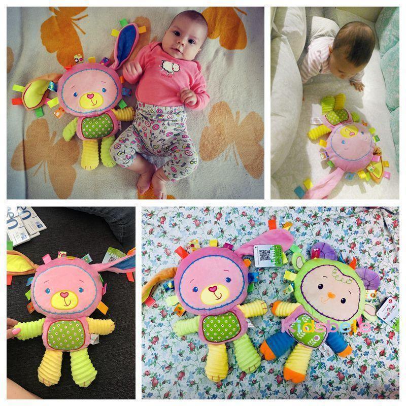 Baby Toys Appease Ring Bell Soft Plush Educational Infant Toys Kids Baby Rattles Mobiles Toy For Kids and Baby