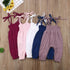 Baby Summer Clothes Sleeveless Strap Pants Solid Overalls Cotton Outfits Jumpsuits/ Romper for Girls