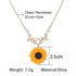 Pearl New Creative Sunflower Pendant Necklaces In Vintage Fashion Daily Jewelry Temperament Cute Sweater Style Necklaces for Women