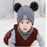 2 Pieces Baby Beanies Cap and Scarf Set Baby Kid Solid Color Plush Ball Baby Girls Hat And Scarf Set For Boys and Girls Kids In Modern Design