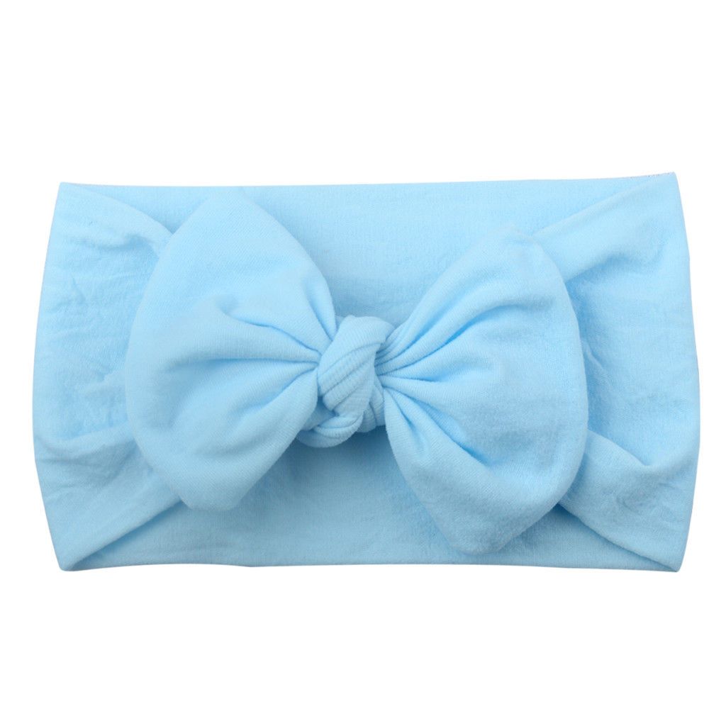 Newborn Toddler Baby Girls Head Wrap Rabbit Big Bow Knot Turban Headband Hair Accessories Baby