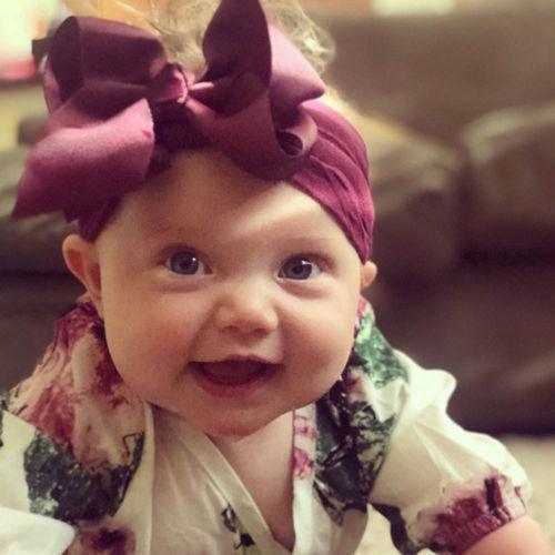 Brand Toddler Baby Girl Baby Big Bow Hairband Headband Stretch Turban Head Wrap Baby Girls