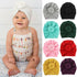 Newborn Toddler Baby Girl Turban Cotton Beanie Hat Warm Soft Cap Solid Knot Soft Wrap In Modern Style